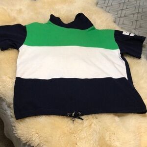 Hoodie tee with drawstring waistband size S